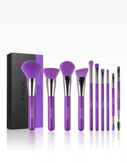 Docolor Professional 10pcs Makeup Brushes Set (Purple)
